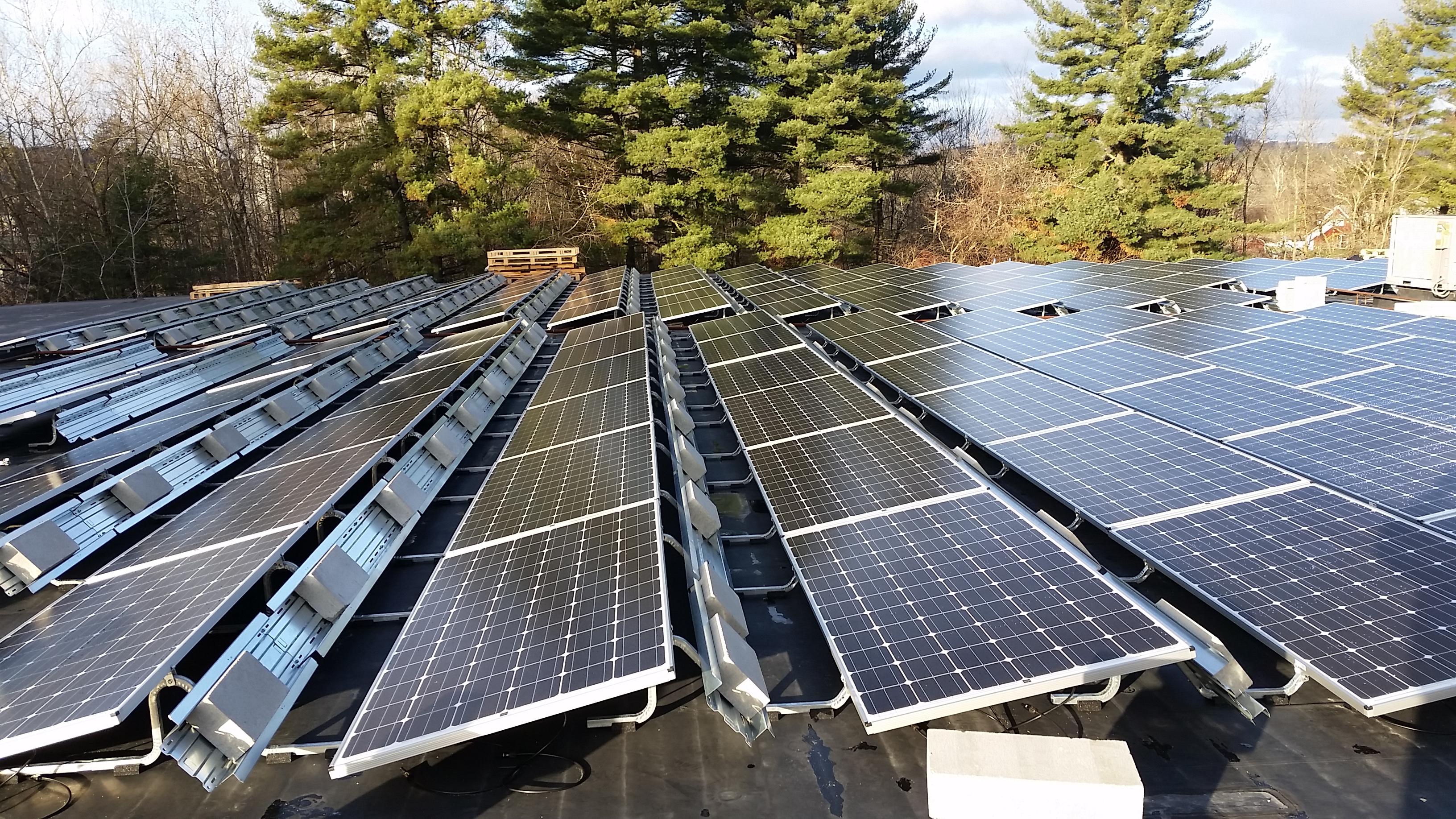 Amherst Label solar panels environmentally responsible printing