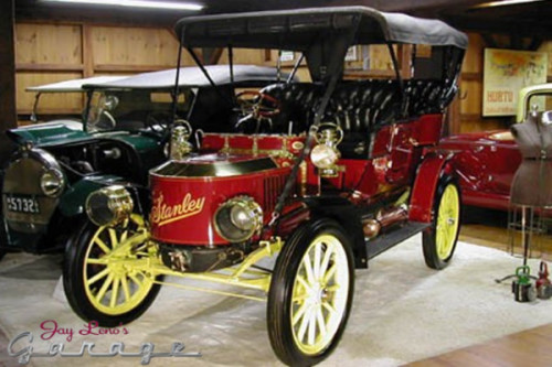 The automobile invented by the family of Stanley Hallett, in the collection of Jay Leno